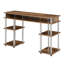 Bureau d'écriture avec tablettes sans outils Edwin-55858047