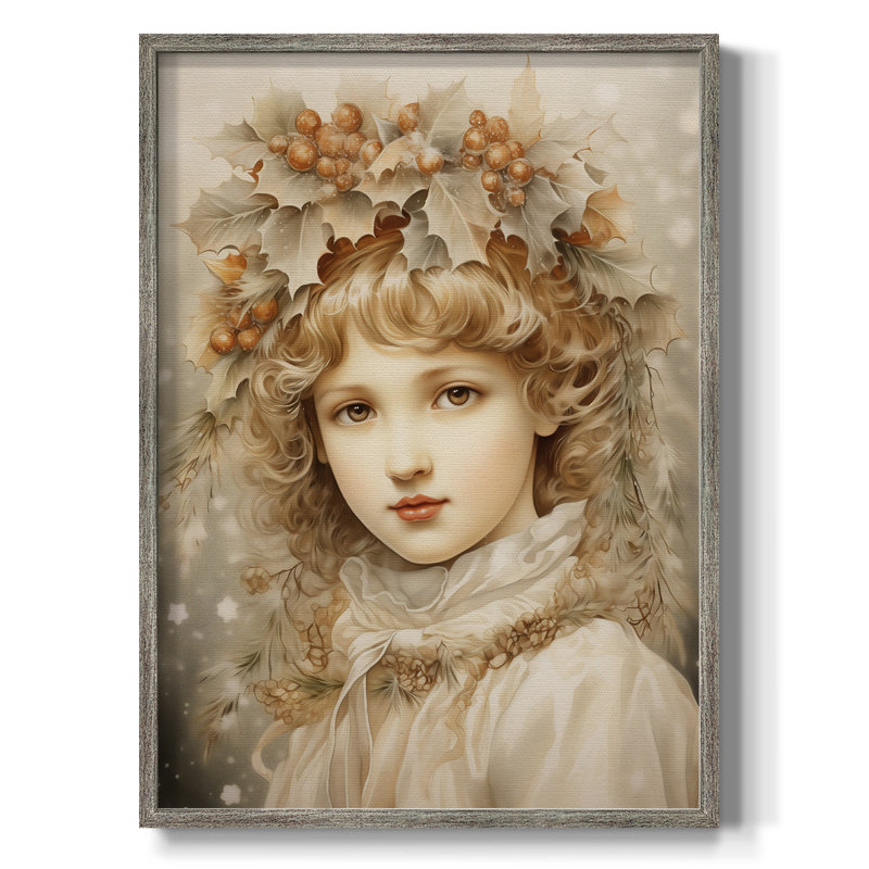 «Christmas Holiday Art DCXCIV», reproduction d'art encadrée - bois massif, H 21 po x l 17 po