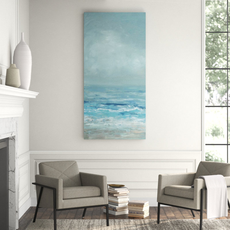 Ocean Blue I Print by Barclay Butera, Outdoor, 74" H x 36" W x 1.5" D