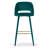 Kyleigh Upholstered Counter Stool with Metal Frame