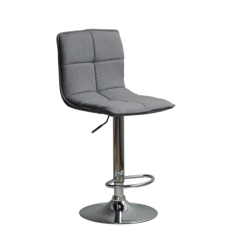 Silvis Swivel Upholstered Adjustable Height Counter Stool