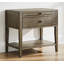 Table de chevet à 1 tiroir, table de chevet en bois pour chambre à coucher