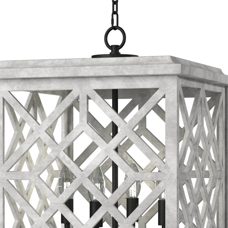 Chatham Wood Lantern, White