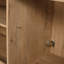Meuble-lavabo autoportant de 60 po (59-1 / 16 po) avec lavabo en résine double et 4 portes d'armoire à fermeture en douceur, contreplaqué, chêne d'imitation (KD-PACKING)
