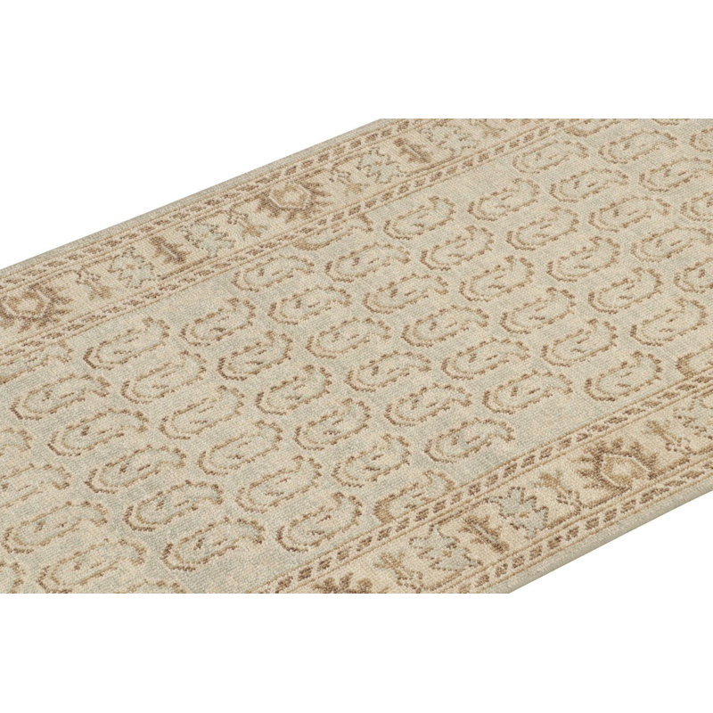 One-of-a-Kind 3'10" X 7'11" Hand Knotted Area Rug