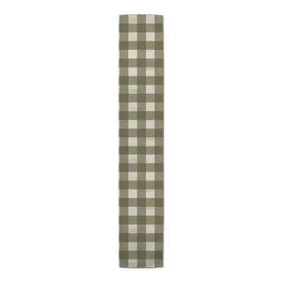 Brookson Rectangle Plaid Christmas Polyester Table Runner