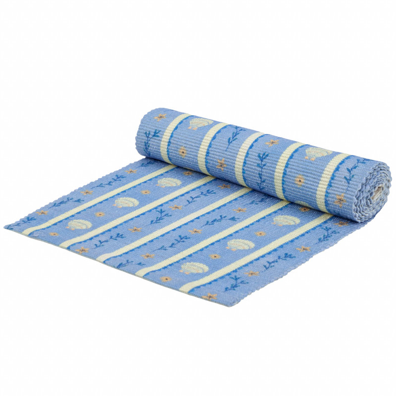 Sea Shells Indoor/Outdoor Table Runner, Rectangle 220cm L x 0.40cm D