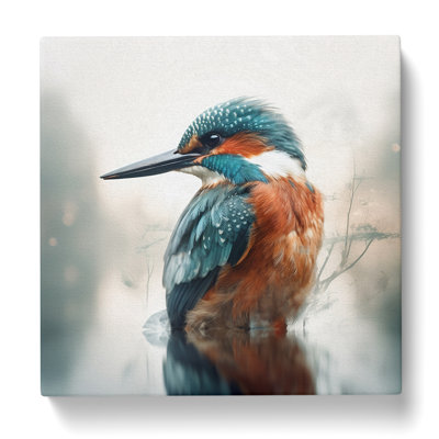 Kingfisher Double Exposure - No Frame Print