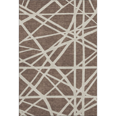 Premium Machine Washable Cossette AMF1040 Geometric Rug