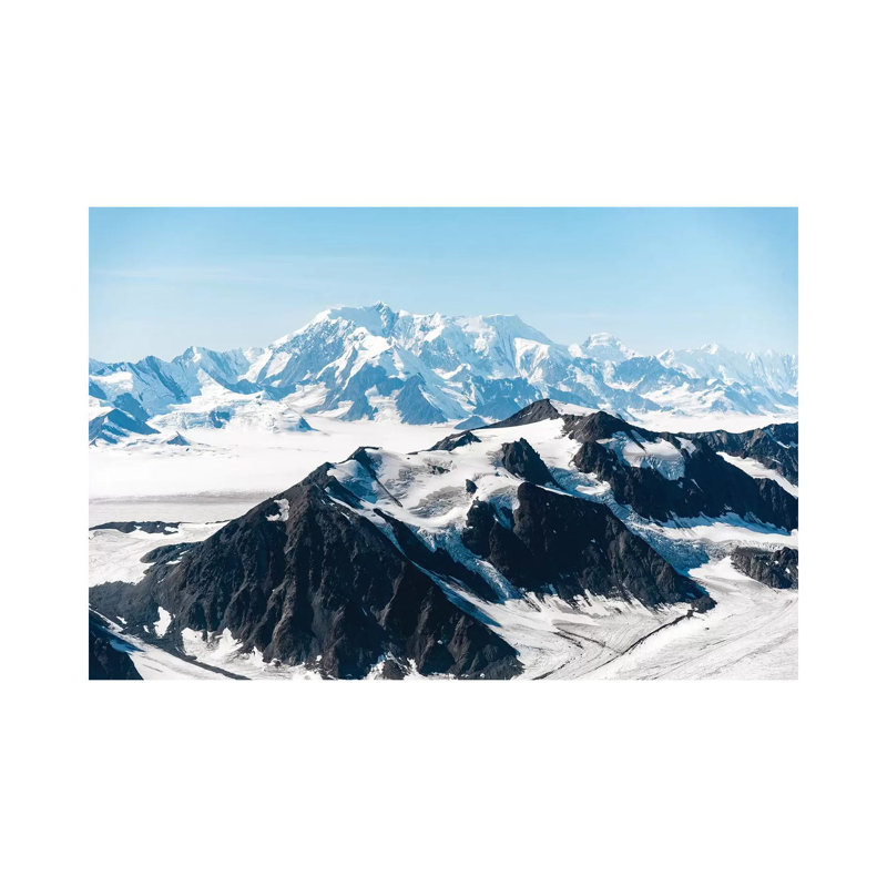 Cold Mountains by Lucas Moore - Wrapped Canvas Print, 20.32 cm H x 30.48 cm W