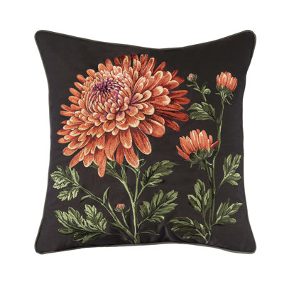Mums - Ebony Pillow