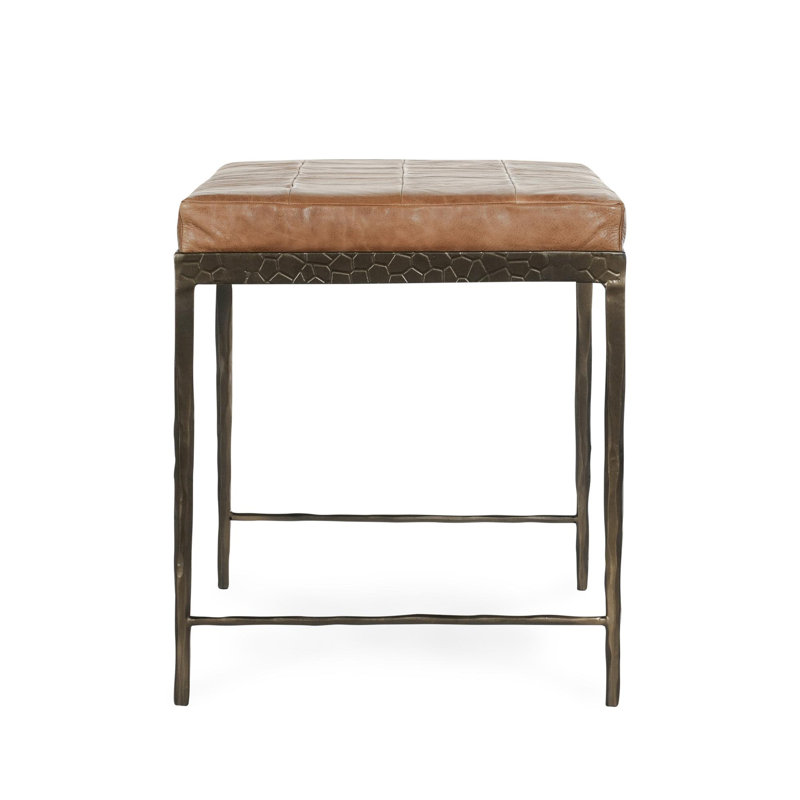 Malo Leather Bench, Tan