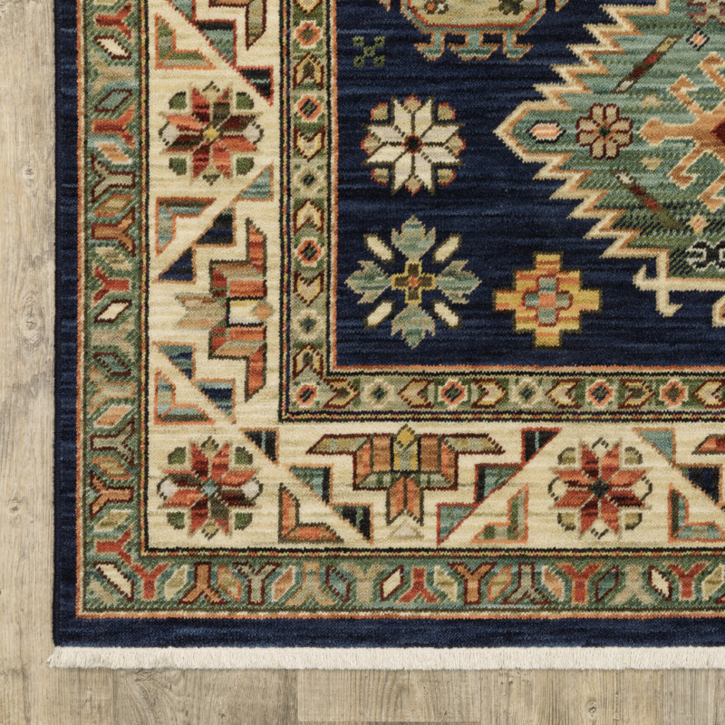 Mirnel Performance Oriental Indoor Rug, Rectangle 3'3" x 5'