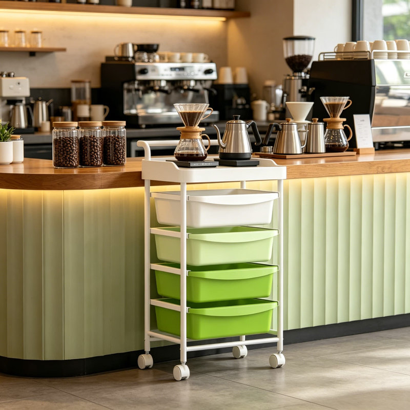 Chariot roulant à cinq tiroirs, organisateur de rangement en plastique avec tiroirs et poignées amovibles, chariot utilitaire pour la classe de bureau à domicile, fournitures d'artisanat, outils, jouets et matériel artistique