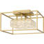 Plafonnier semi-encastré 1 lumière DEL 15,75 po-591684098