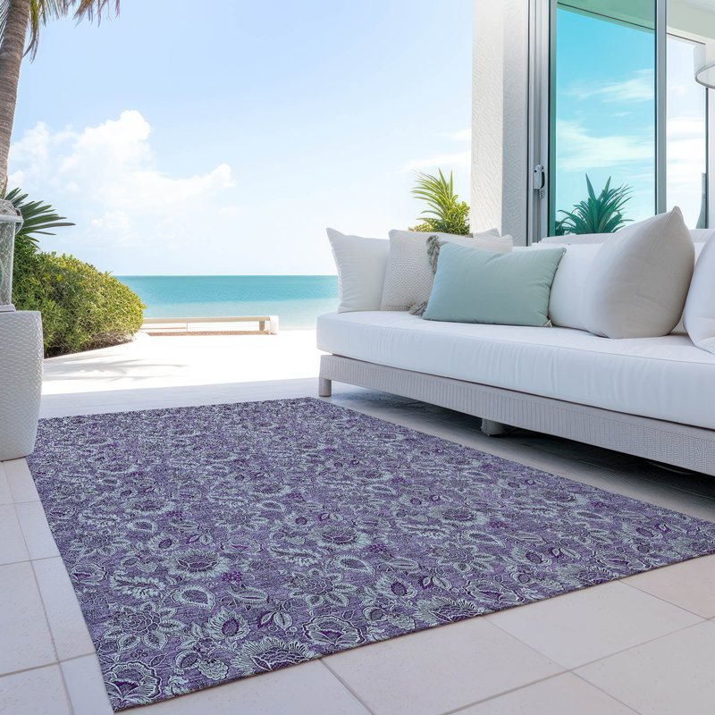 Tapis intérieur / extérieur Fentress avec envers antidérapant, Rectangle 2 pi 6 po x 3 pi 10 po