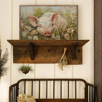 Relaxing Pig By Petals Prints Design