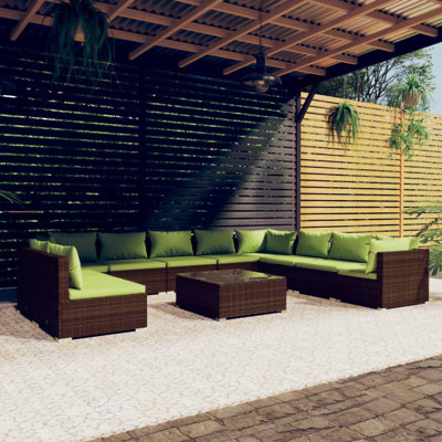 Ensemble de conversation modulaire 9 pièces