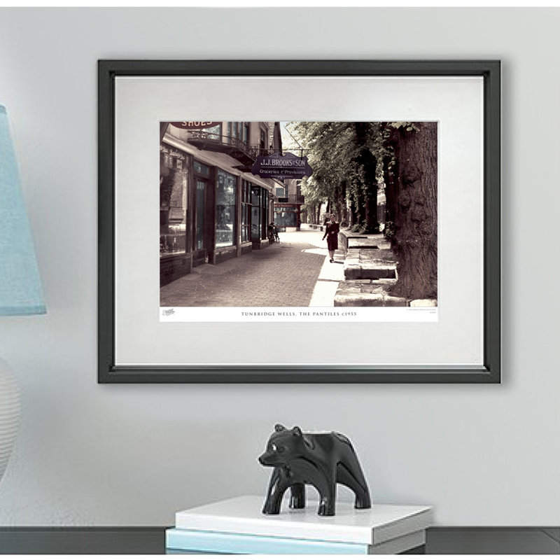 Tunbridge Wells, The Pantiles C1955 by Francis Frith - Single Picture Frame Print, 40cm H x 50cm W x 2.3cm D