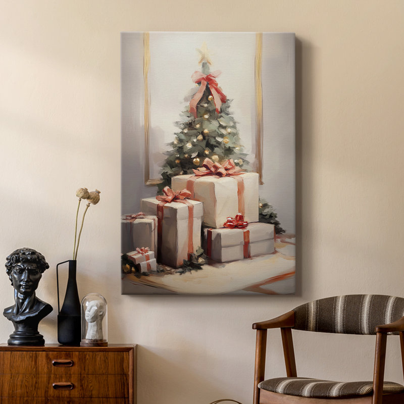 Art des Fêtes de Noël - série 2-XXXV - galerie Cavas sur mesure, H 48 po x l 32 po