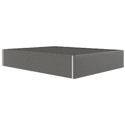 Lit plateforme tapissier Sapan