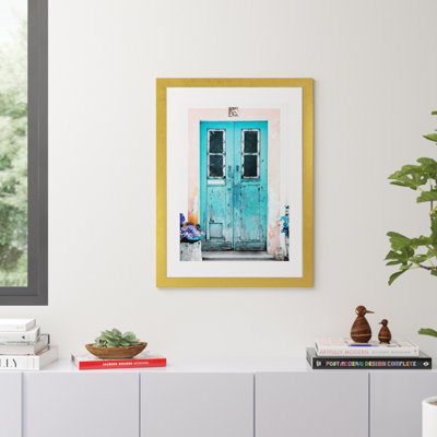 " Old Turquoise Door " by Philippe Hugonnard