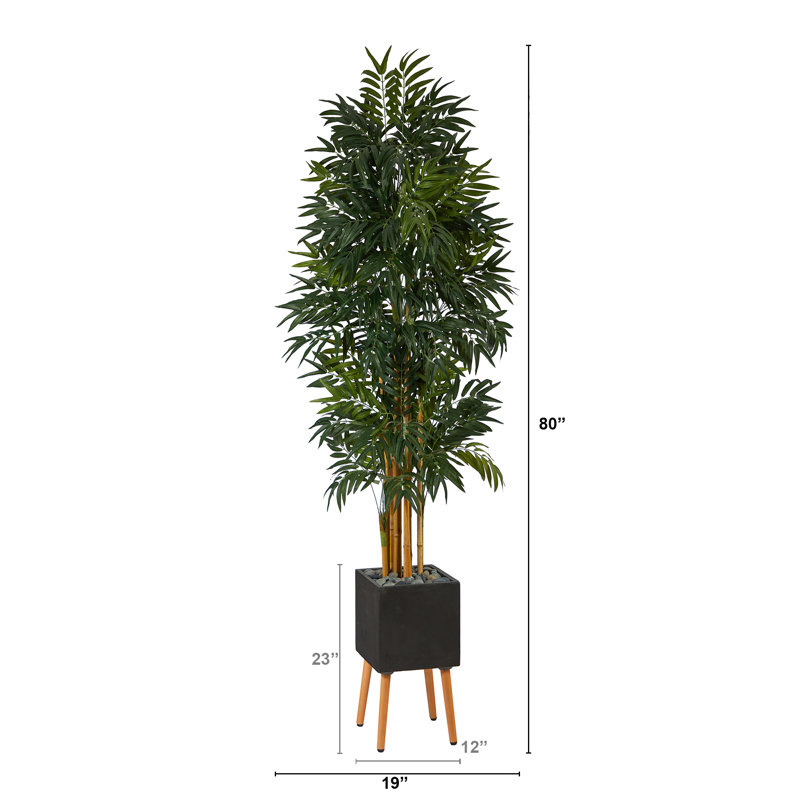 Palmier artificiel 80 po en pot