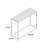 Alazae 39.4'' Console Table-27189076