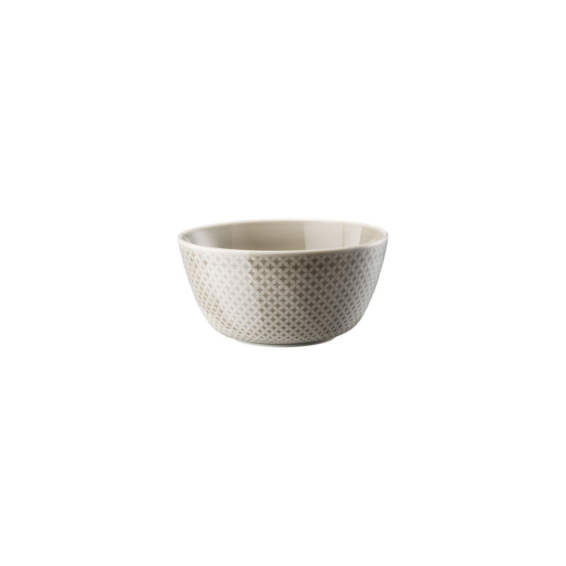 Junto Porcelain Cereal Bowl, Pearl Gray