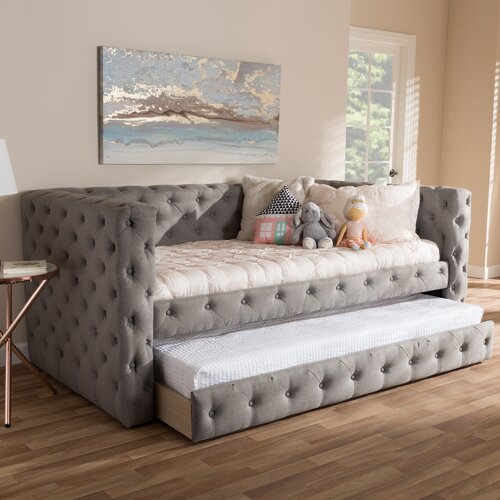 Willa Arlo Interiors Satter Upholstered Daybed with Trundle & Reviews ...