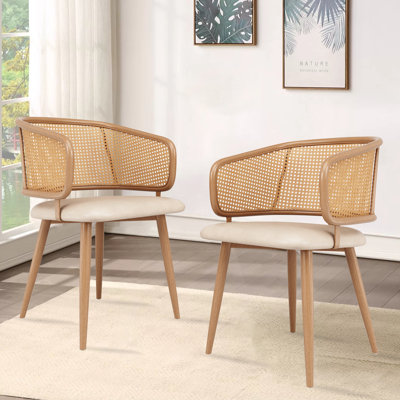 43cm H Low Back Armchair in Brown