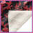 Red Floral Damask Blankets-130053684