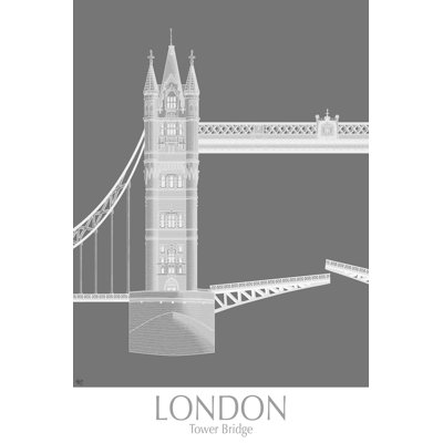 " London Tower Bridge Monochrome "