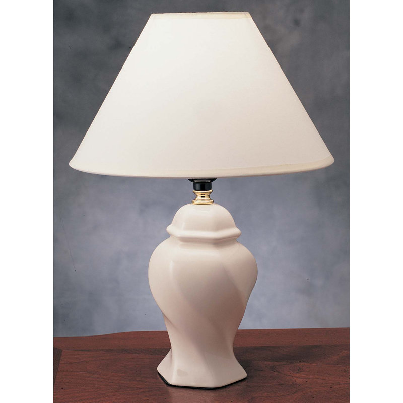 Lampe de table 15 po Whisenhunt, Blanc
