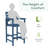 Dalson Plastic Adirondack Bar Stool (Set of 2)-1465884136