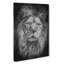 The Proud Lion in Abstract - Wrapped Canvas-55301815