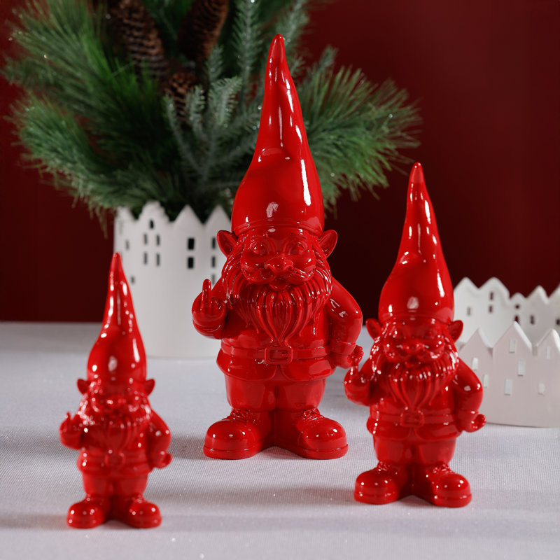 Figurines de table Whimsical Fun Gesture Gnome, H 9 po x l 3,75 po x P 2,5 po