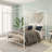 Marieclaire Metal Canopy Bed with Headboard and Footboard-109696143-109696141