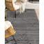 Tapis contemporain gris et argenté Omotayo-1311619318