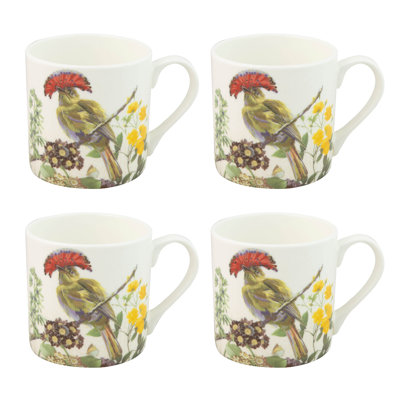 Gracie Bone China Amazonian Bird Collection Bone China Coffee Mug