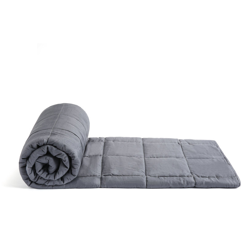 Lauren Taylor Weighted Throw Blanket, Gray