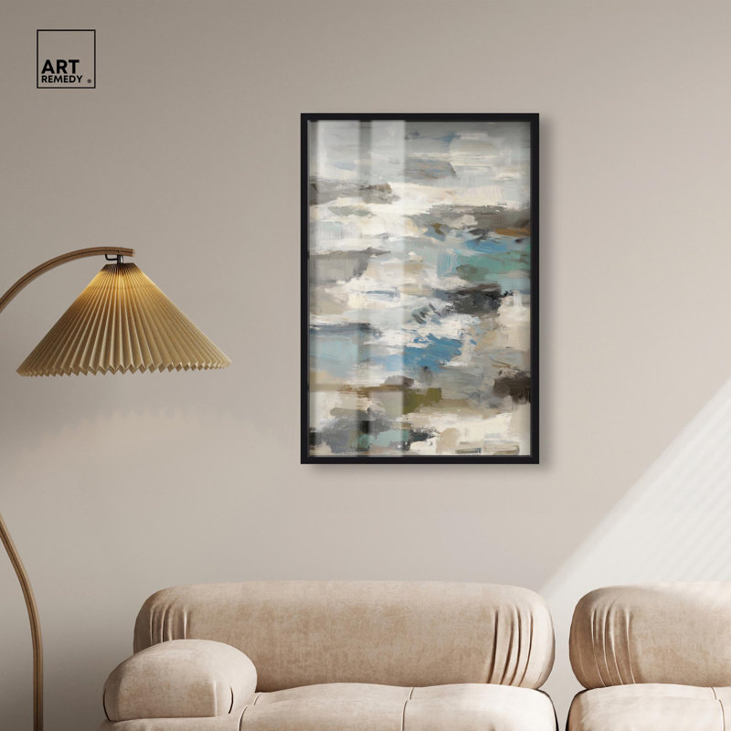 Décoration murale moderne «Transient Forms Shadowbox» par Art Remedy, H 37 po x l 25 po, Noir
