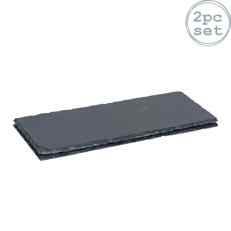 Argon Tableware - Rectangle Slate Dinner Plates