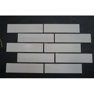 Bianco Dolomite 3 x 12 brillant