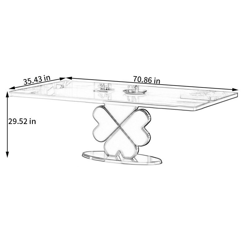 Littzy, 29.52"H x 70.86"L x 35.43"W