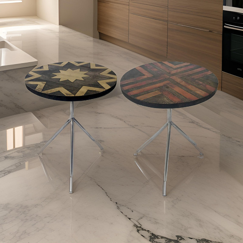 Ensemble de 2 tables de bout Degnan
