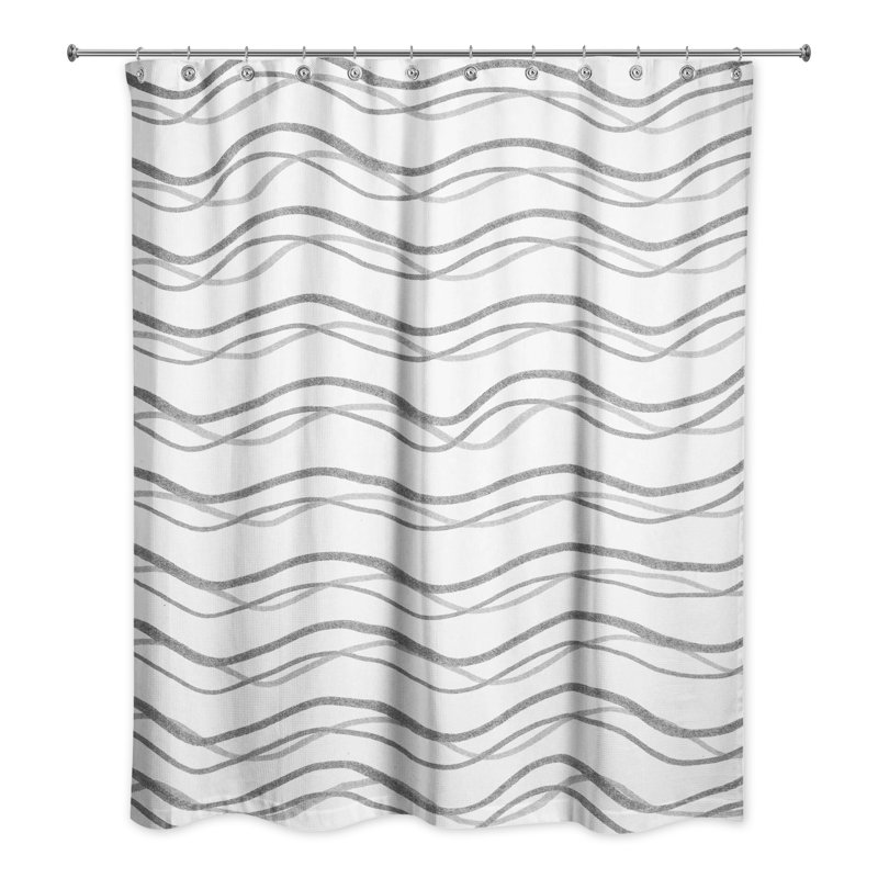 Rideau de douche Rulon, Gris