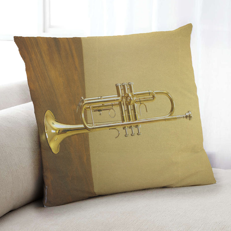 Coussin 4 pièces Music Trumpet, Synthétique