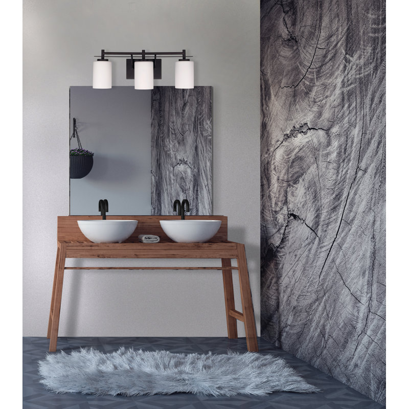 Éclairage pour salle de bain 3 lumières Faulkner