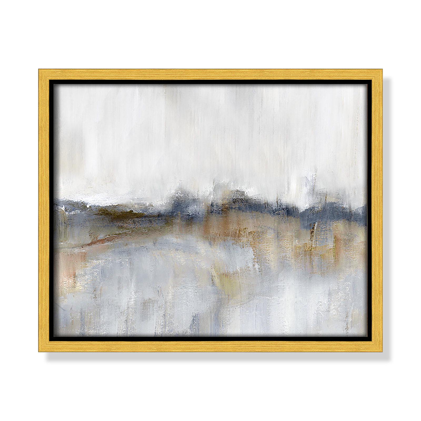 Autumnal Tide Print by Nan, 9.5" H x 11.5" W, Gold